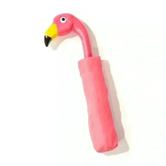 Flamingo Umbrella Foldable Cute Design Umbrella - Picture 2 of 13